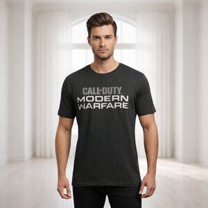 2 for $20 Call of Duty Modern Warfare Graphic Tee Gray Size Large Gamer Shirt